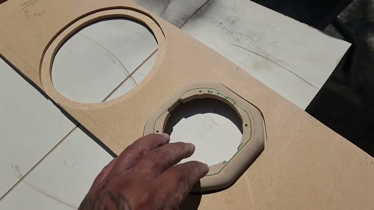 Building rear speaker deck for my 1984 buick regal almost done