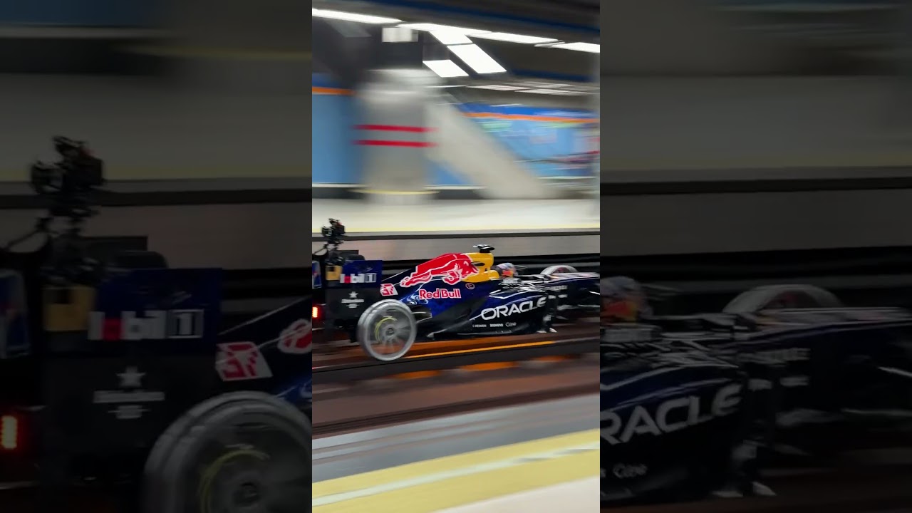 There's no need to imagine 😉 This is Madrid: On Rails 🚇 #F1 #RedBullRacing #SpanishGP
