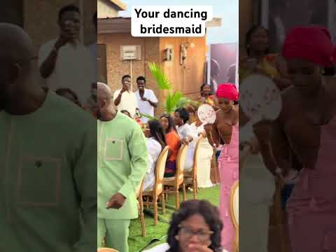 The bridesmaid everyone needs at a wedding #dance #love