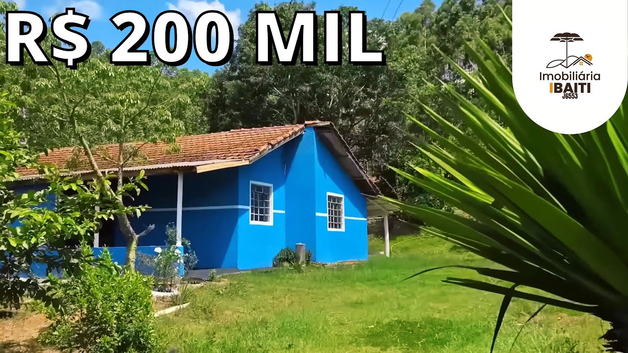 CHÁCARA DE ESQUINA CASA COM SUÍTE ÁGUA GRÁTIS FRUTAS E ESPAÇO LAVOURA R$ 180 MIL-Código:2488