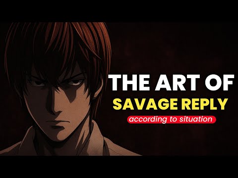 10 Savage Replies That Will Shut Down Haters Instantly | Psychological Tricks to Destroy Insults