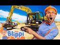 EXCAVATOR Adventure With Blippi Exploring Fun Construction Vehicles Educational Videos For Kids