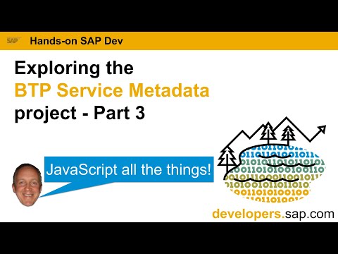 Exploring the BTP Service Metadata project - Part 3