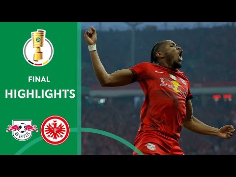 RB LEIPZIG triumphs again! | Leipzig vs. Frankfurt 2-0 | Highlights | DFB-Pokal Final