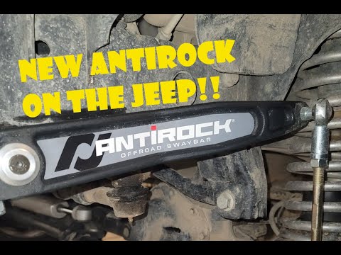 BEST SWAY BAR EVER!! Jeep JK Anti rock Sway bar install and comparison