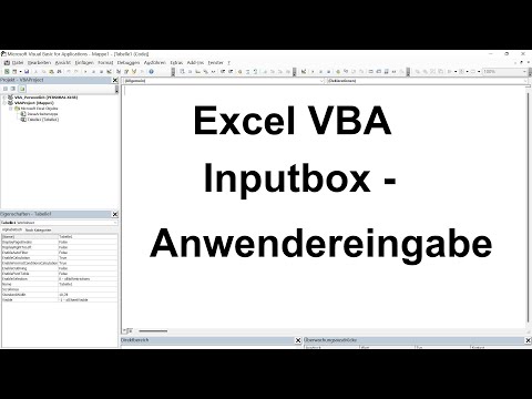 Excel VBA Lektion 39: Inputbox – Anzeigen eines Dialogfensters zur Anwendereingabe
