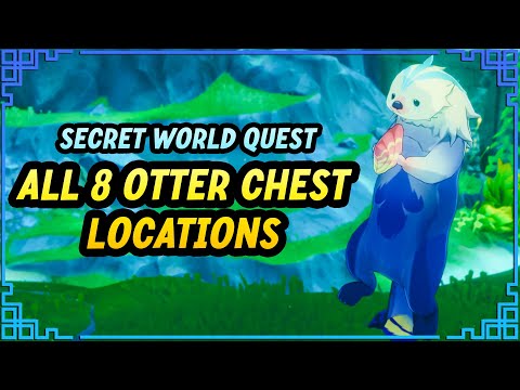 8 Otter Chests Secret World Quest | Genshin Impact 4.0 Fontaine