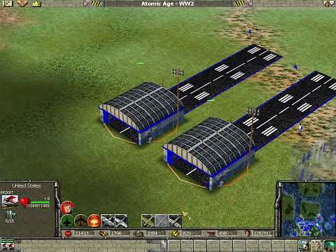Empire Earth Game Play 1v1 Hard Computer: Fail, base overrun.
