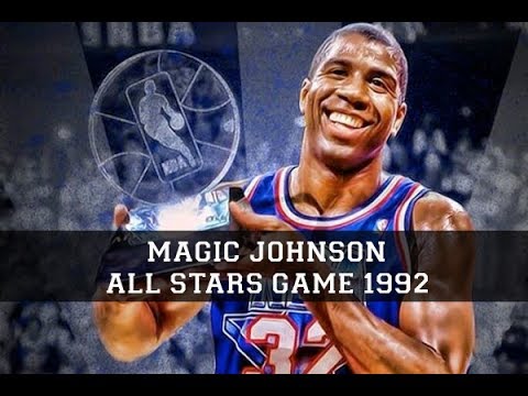 MAGIC JOHNSON ALL STARS GAME 1992 (RARE)