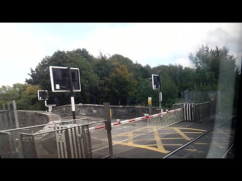 Onboard an IE 29000 Class Commuter Train Departing Leixlip Louisa Bridge