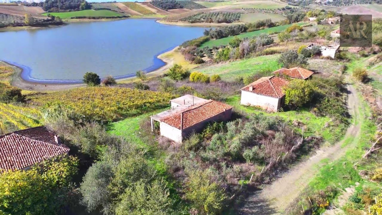 Video thumbnail Vineyard Kanaparaj - 6146 m² land with view of Lake Agonas in Albania