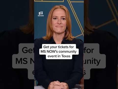 Get your tickets for MS NOW's community event in Texas