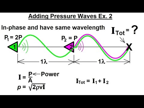 Physics 20  Sound and Sound Waves (49 of 49) Adding Pressure Waves Ex. 2***