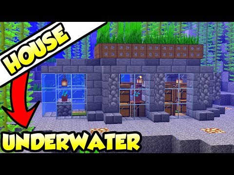Minecraft ULTIMATE Underwater Survival House Tutorial (How to Build)