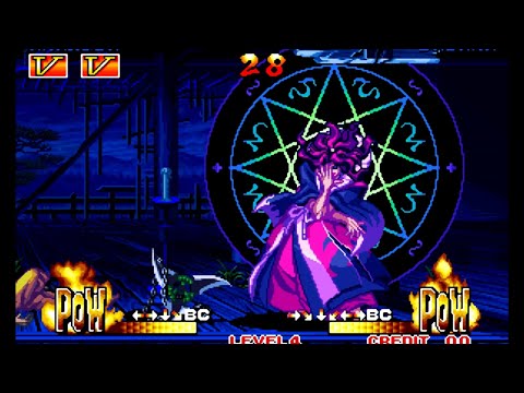 Samurai Shodown III: Amakusa playthrough lvl-4 【60fps】