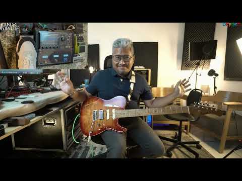 Andre Dinuth live session gig Fractal FM3 pedalboard runthrough