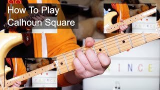 'Calhoun Square' Prince Guitar &amp; Bass Lesson