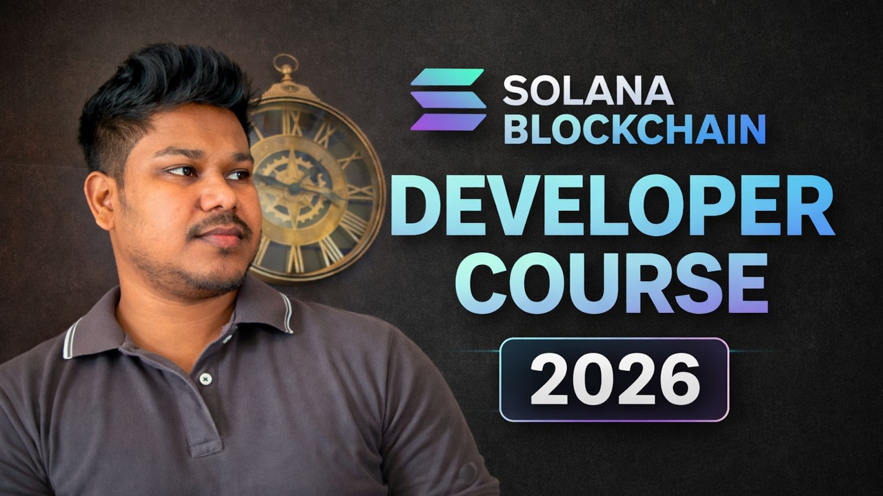 Solana Blockchain Developer Course 2026 | Full Roadmap to Become a Solana Dev
