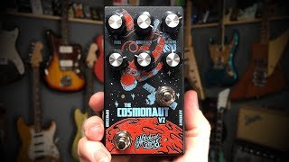 Video thumbnail for Matthews Effects - The Cosmonaut V2 - Modulated Reverb and Analog Delay by 60 Cycle Hum