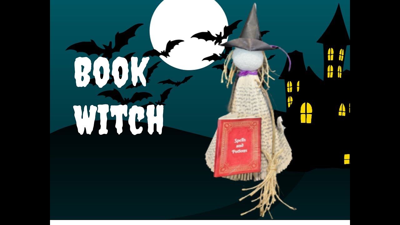 Book Witch,  Book Folded Witch