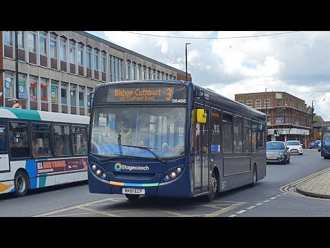 THRASH: Route 1 | NK61ECF/36466 - Stagecoach North East: ADL E20D/ADL Enviro 200