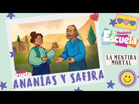 👫Ananías y Safira(La mentira mortal)- Video animado para niños