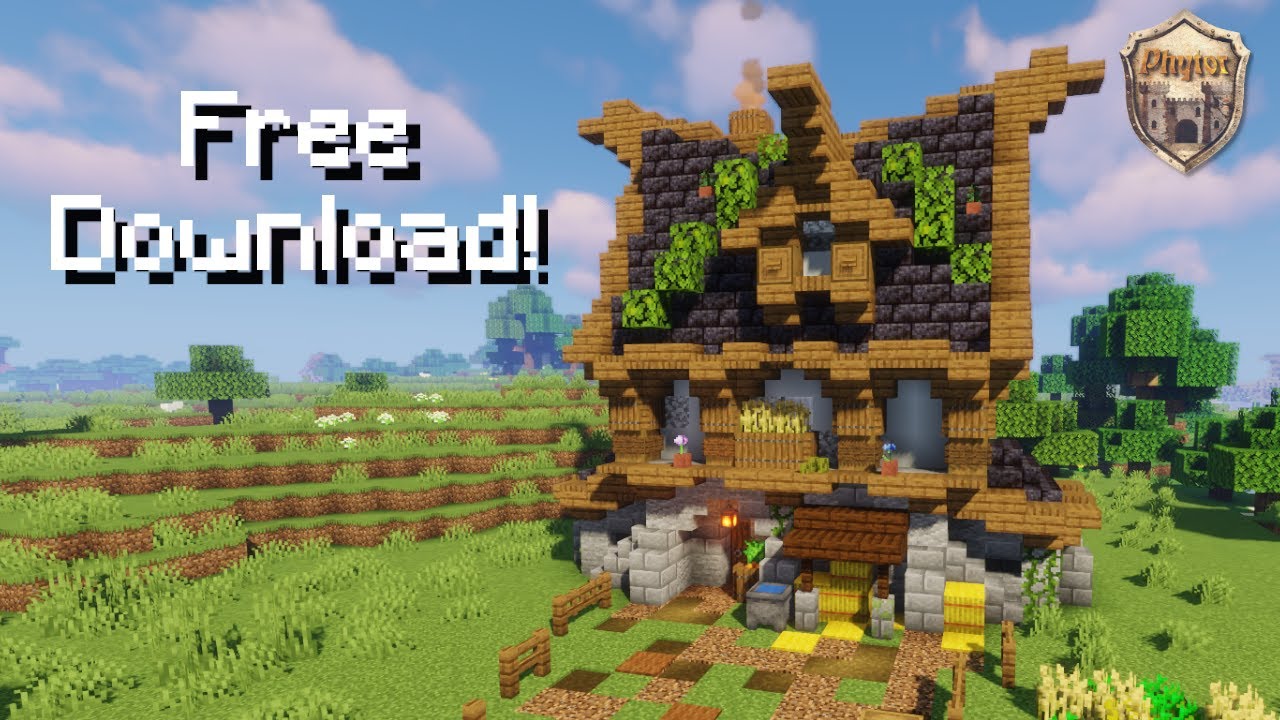 Medieval House Tutorial Minecraft Map
