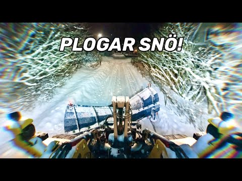 HALT & SMALT! Snöröjning hela natten! 🌨️🚜