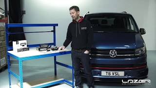 Sada světel do masky Lazer pro Volkswagen T6 Highline (2016-2018), ST4 Evolution