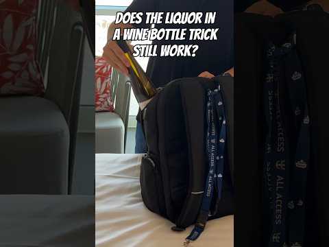 How cruise passengers are still getting liquor past security #cruisehack #trending