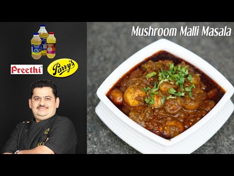 Venkatesh Bhat makes Mushroom malli masala | Bachelors recipe | quick and easy side dish  \ gravy