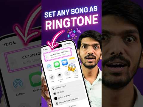 Set Any Song As Ringtone in Your iPhone 🤯🎶🎵