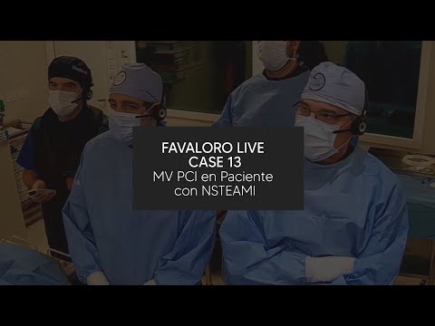 Favaloro Live Case N ° 13 - MV PCI en Paciente con NSTEAMI