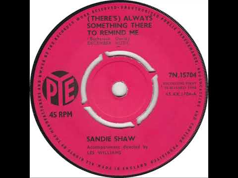 UK New Entry 1964 (219) Sandie Shaw - (There's) Always Something There To Remind Me