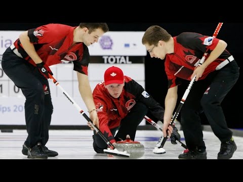 CURLING: CAN-SUI - World Junior Chps 2015 - Men Gold