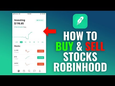 How to Buy and Sell Stocks Robinhood App