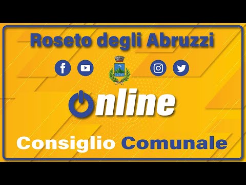 Città di Roseto degli Abruzzi Consiglio Comunale del 29/06/2020