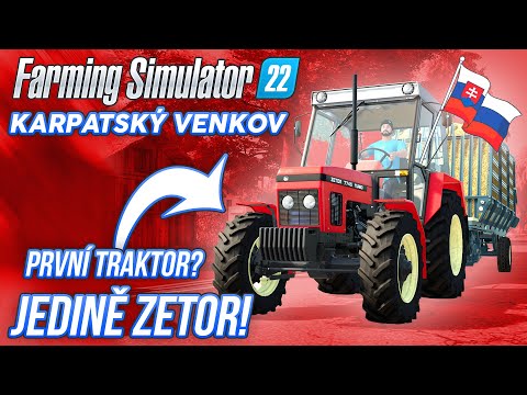 , title : 'PRVNÍ TRAKTOR? JEDINĚ ZETOR! | Farming Simulator 22 Karpatský venkov #02'