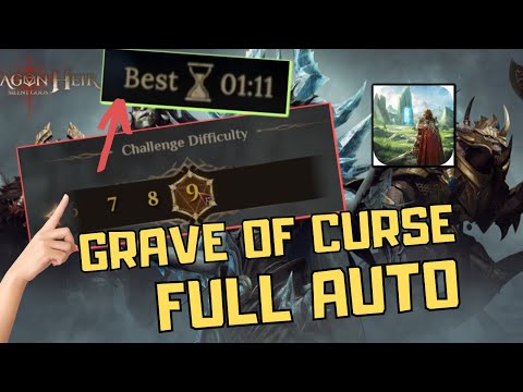 Revive On Death Grave Of Curse Stage 9 FULL AUTO Team Showcase.. | Dragonheir