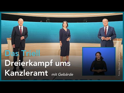 Mit Gebärde: Das Triell - Dreikampf ums Kanzleramt
