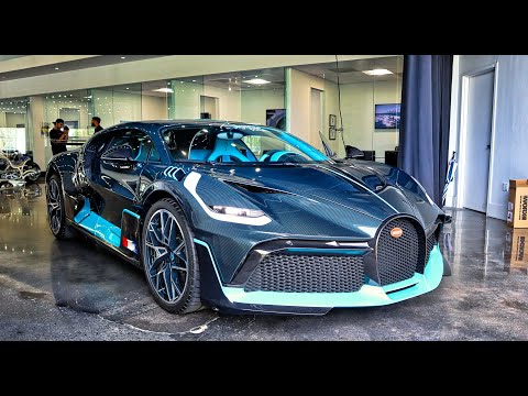 Bugatti DIVO, Pagani Huayra BC, Lamborghini Aventador SVJ  Supercar ACTION at Prestige Imports Miami