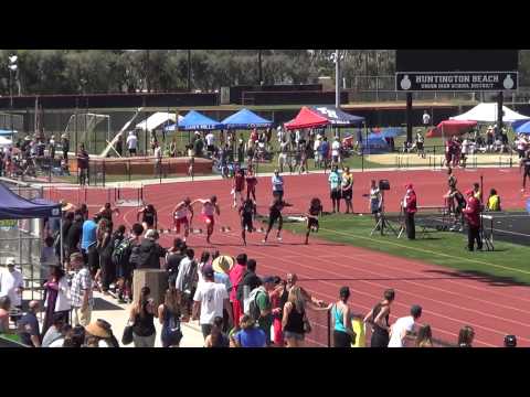 B Douglas - VarB 100m at Beach Cities Inv 3-28-15