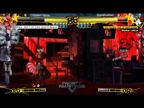 FFV P4A Winners' Semis - Chosen Ninja (Yukiko) vs. BananaKen (Shadow Labrys)