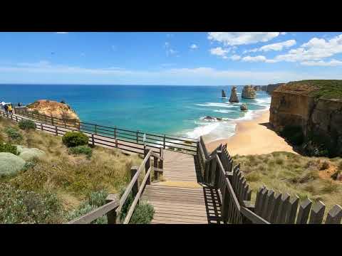 Visiting 12 Apostles & Gibson steps - Victoria Australia - 4K