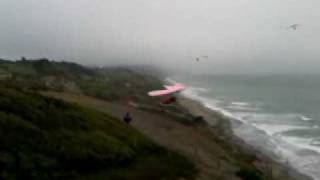 fort funston hang glider start