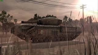 Company of Heroes Back to Basics Mod Market Garden Campaign Gameplay no Commentary Part 4