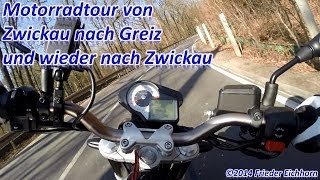 preview picture of video 'Motorradtour von Zwickau - Greiz - Zwickau, Teil 1 ...'