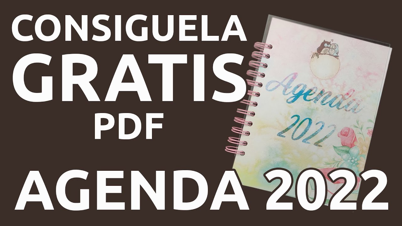 Agenda 2022 en PDF Gratis para Scrapbooking (Notas, Proyectos, Tareas) [ Descargar PDF GRATIS]