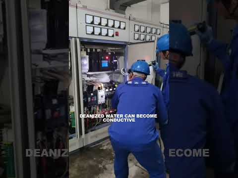 Can Deionized Water Clean Electrical Panels? #shorts
