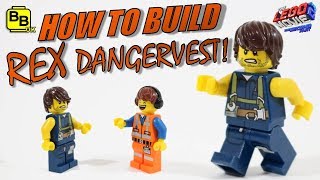 HOW TO BUILD A LEGO MOVIE 2 REX DANGERVEST MINIFIGURE CREATION! by BrickBros UK